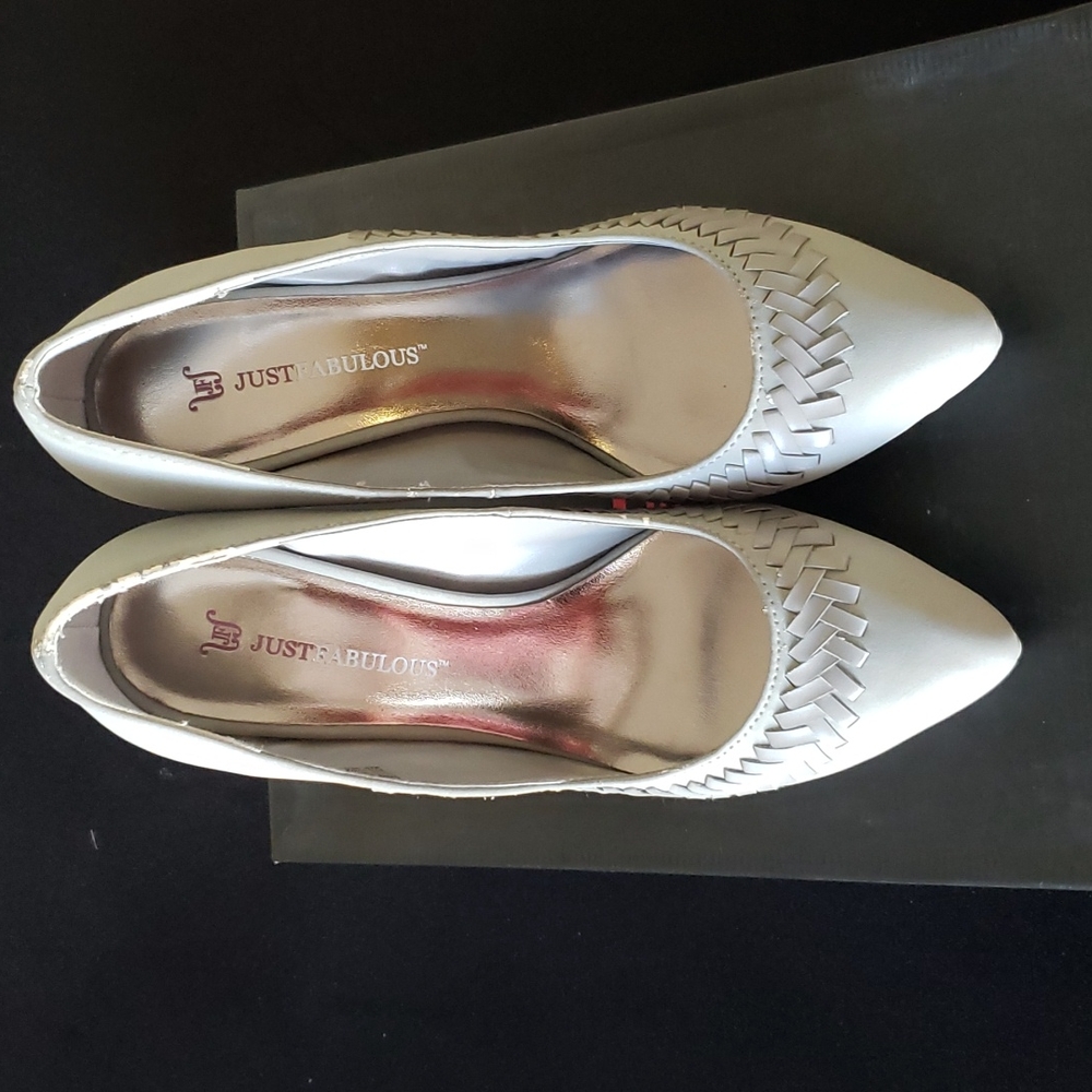 Sylvia Grey Heels 👠